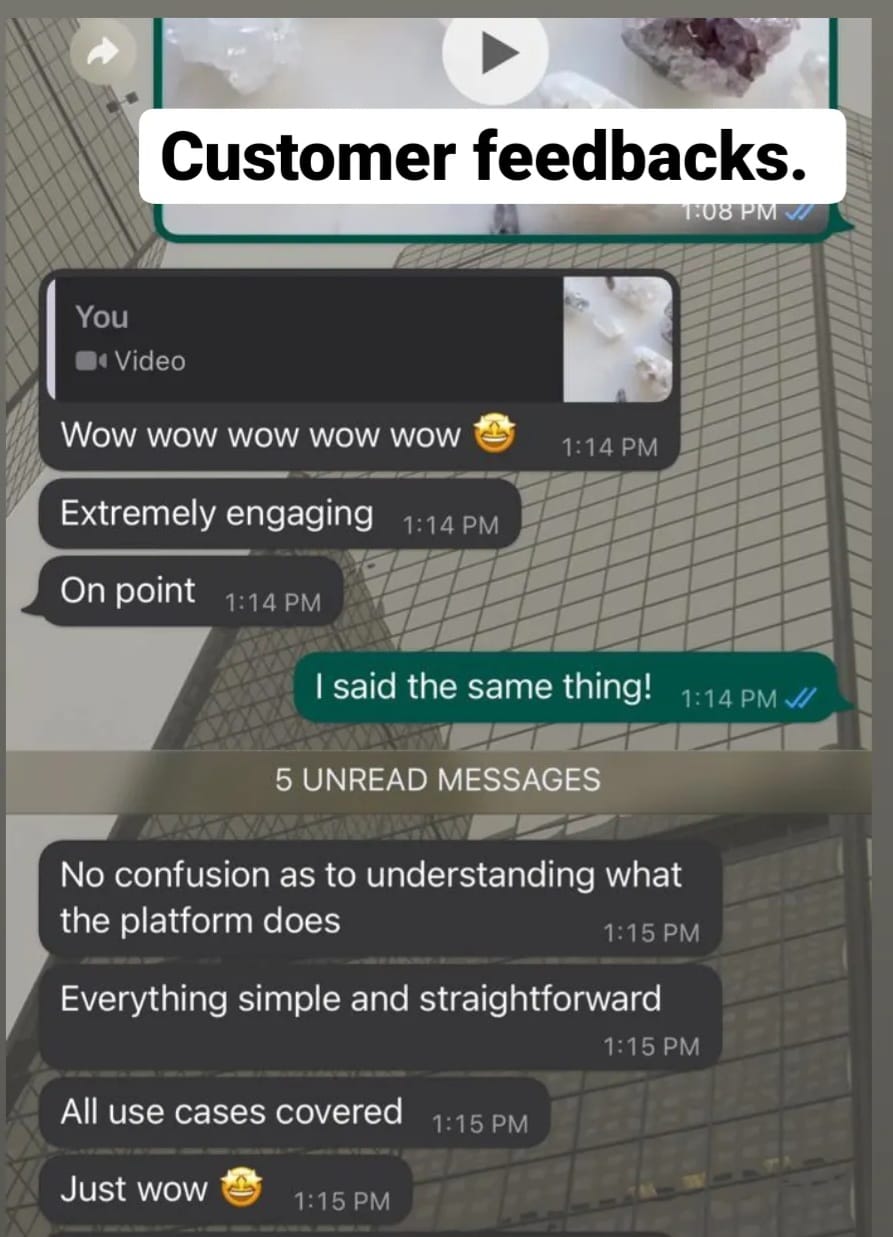 Customer feedback: extremely engaging, on point, all use cases covered
